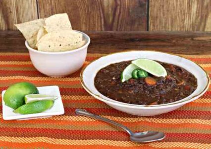 Supreme Black Bean Soup Recipe Image